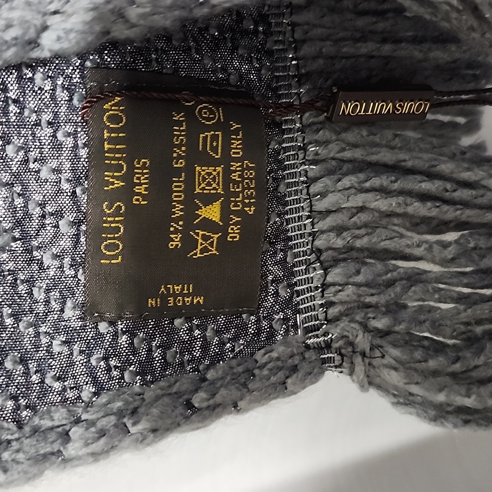 Monogram Wool Stole - Picture 9 of 12